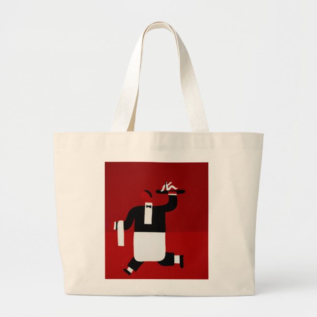 The Waiter 1998 Large Tote Bag (Front)