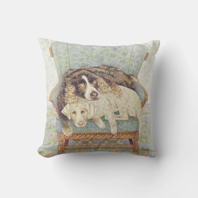 The waiting game cushion (Front)