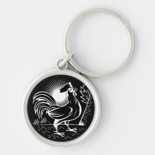 The Wake Up Rooster Key Ring