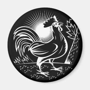 The Wakeup Rooster Magnet