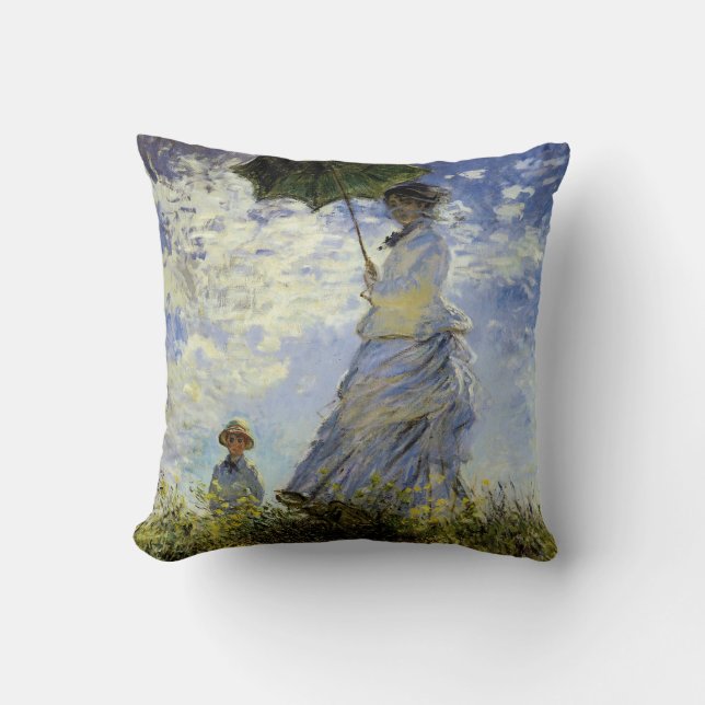 The Walk, Lady with a Parasol Cushion (Front)