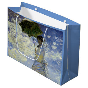 The Walk, Lady with a Parasol Large Gift Bag