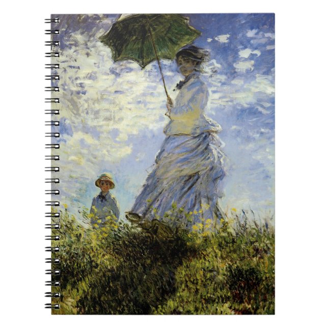 The Walk, Lady with a Parasol Notebook (Front)