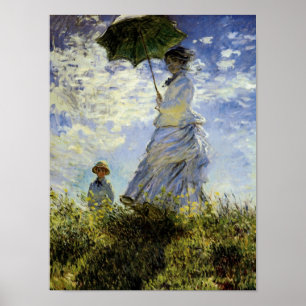 The Walk, Lady with a Parasol Poster