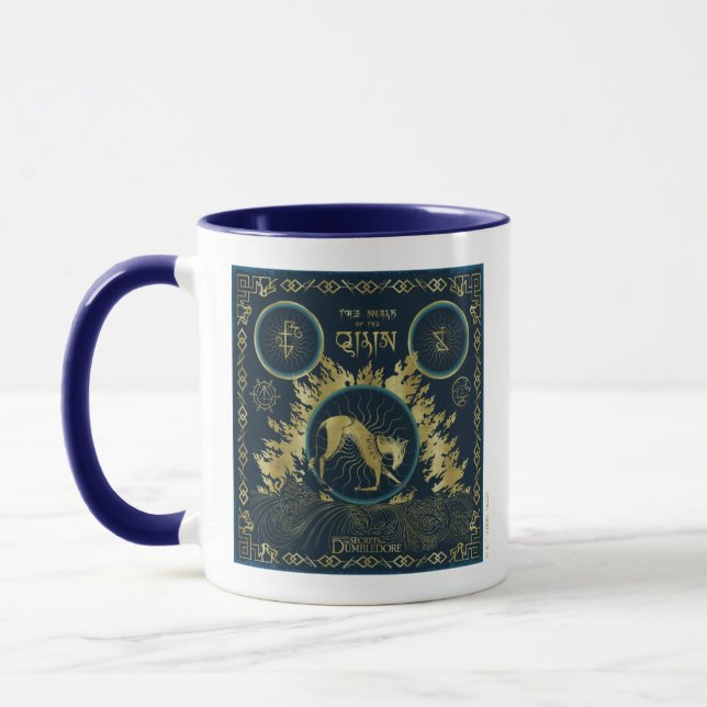 The Walk of the Qilin Golden Water Tapestry Mug (Left)