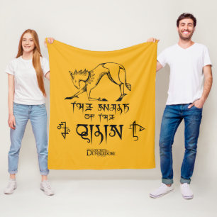 The Walk of The Qilin Line Graphic Fleece Blanket