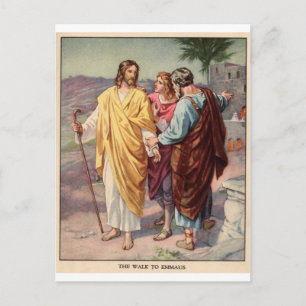 The walk to emmaus postcard