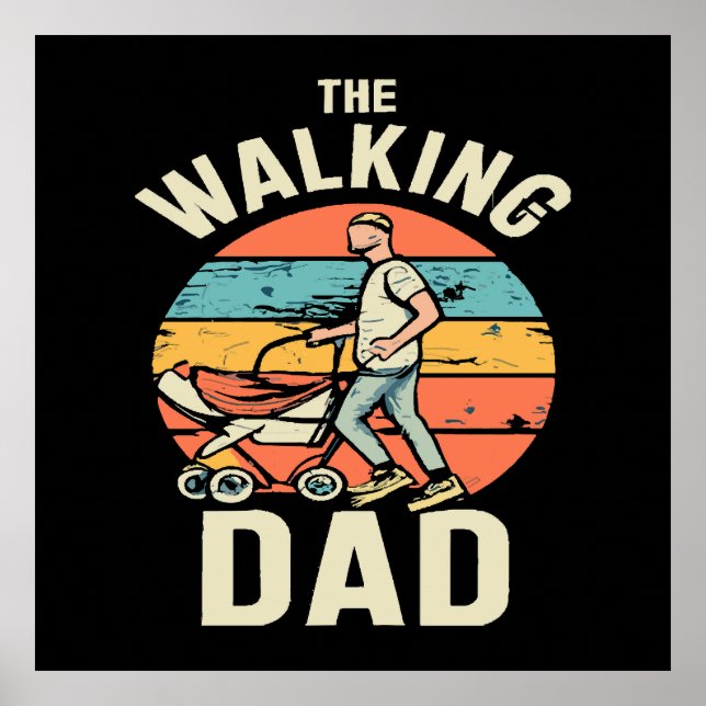 the walking dad poster (Front)