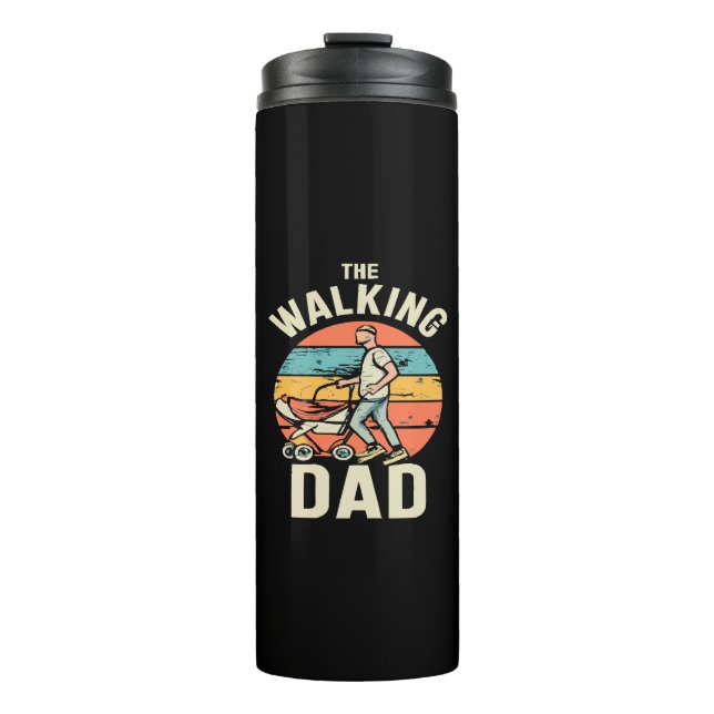 the walking dad thermal tumbler (Front)