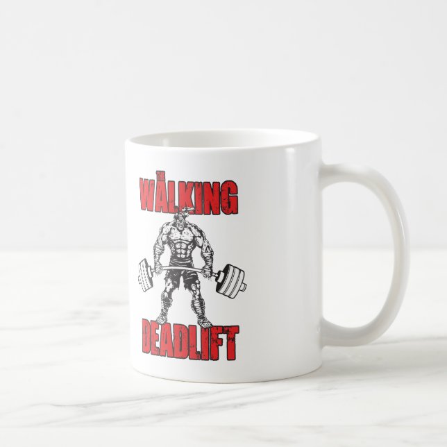 The Walking Deadlift - Zombie Workout Coffee Mug (Right)