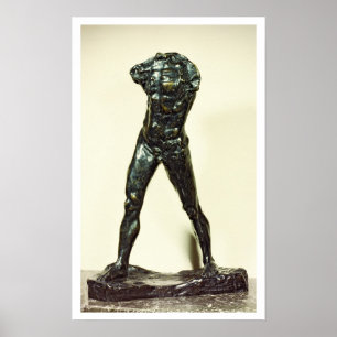 The Walking Man, 1877 (bronze) Poster