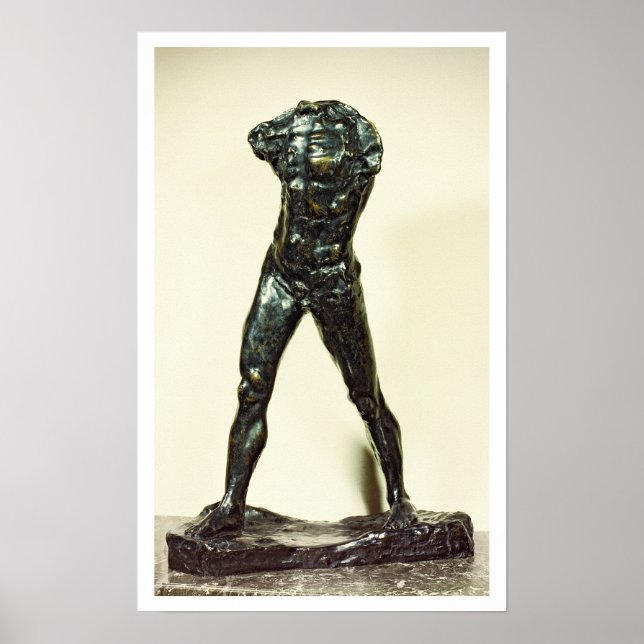 The Walking Man, 1877 (bronze) Poster (Front)