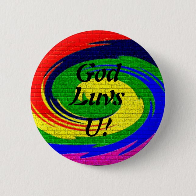 The Wall 6 Cm Round Badge (Front)