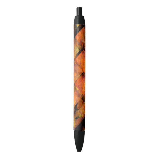 The Wall Abstract Art Black Ink Pen (Front Vertical)