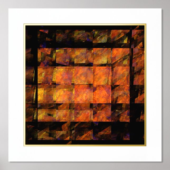 The Wall Abstract Art Foil Prints (Front)