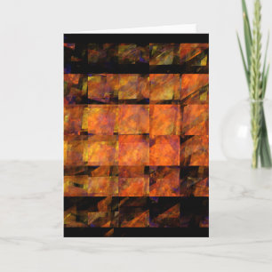 The Wall Abstract Art Greeting Card