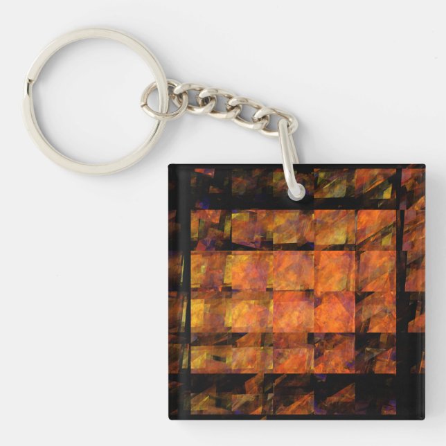 The Wall Abstract Art Key Ring (Front)