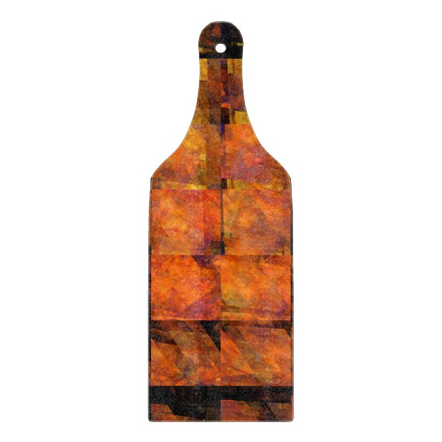 The Wall Abstract Art Paddle Cutting Board (Front)