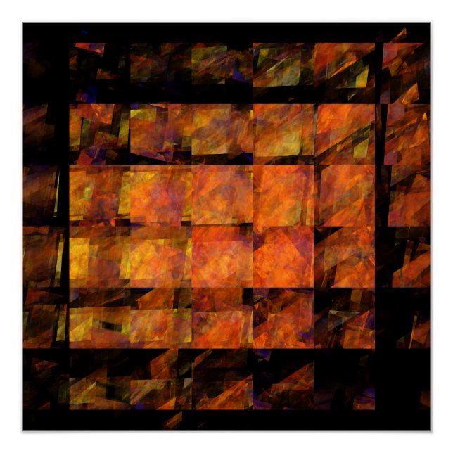 The Wall Abstract Art Poster (Front)