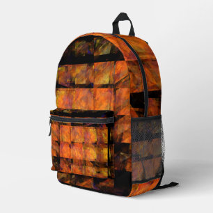 The Wall Abstract Art Printed Backpack