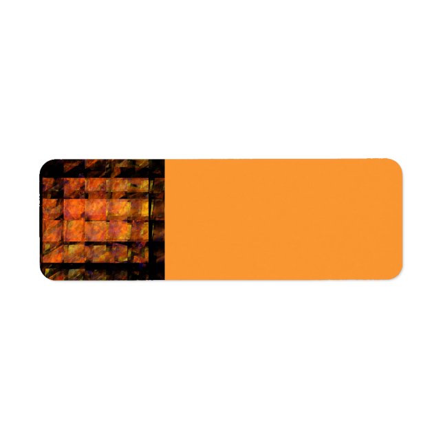 The Wall Abstract Art Return Address Label (Front)