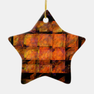 The Wall Abstract Art Star Ornament