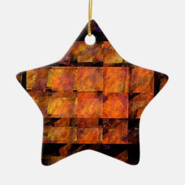 The Wall Abstract Art Star Ornament (Front)
