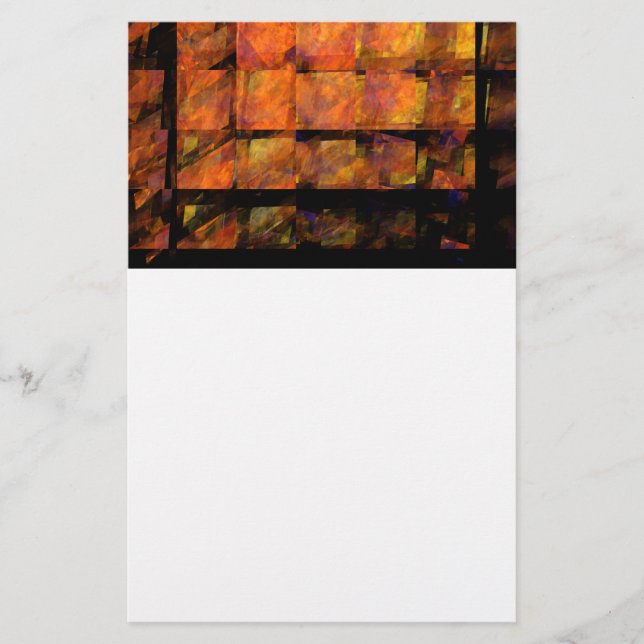 The Wall Abstract Art Stationery (Front)