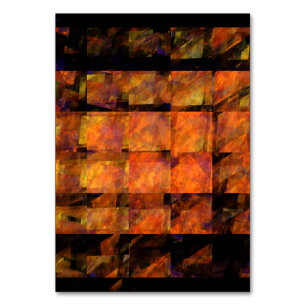 The Wall Abstract Art Table Card