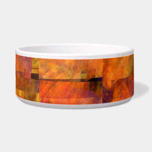The Wall Abstract Geometric Fire Art Modern