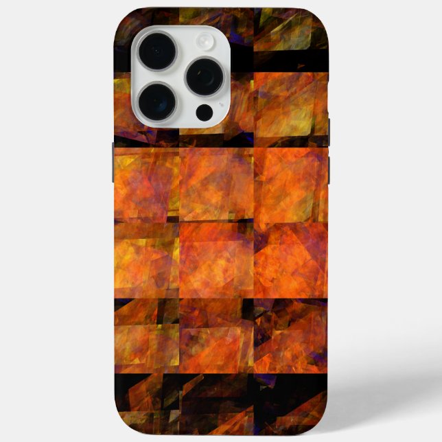 The Wall Abstract Geometric Fire Art Modern Case-Mate iPhone Case (Back)