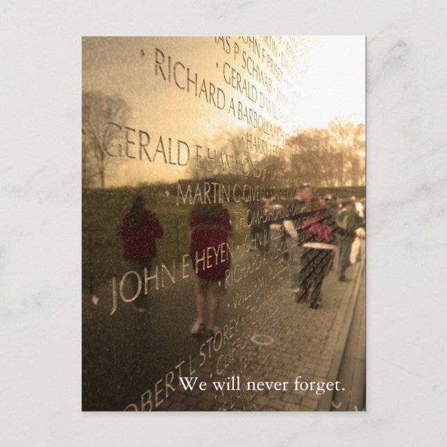 The Wall - Memorial Day Weekend Edition Postcard (Front)