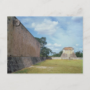 The wall of the Ball Court Postcard