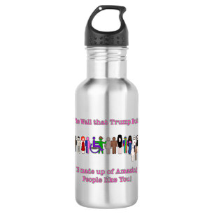 The Wall that Trump Built 532 Ml Water Bottle