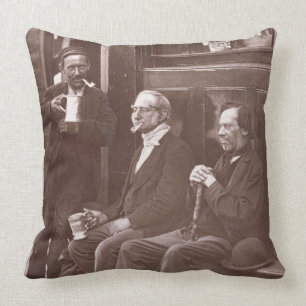 The Wall Worker, 1876-77 (woodburytype) Cushion