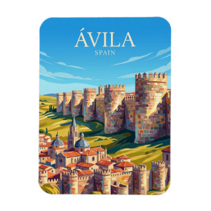 The Walls of Ávila Spain Magnet