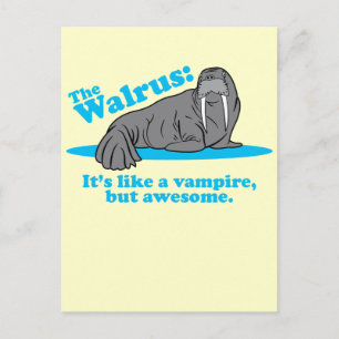 The Walrus Vampire Postcard