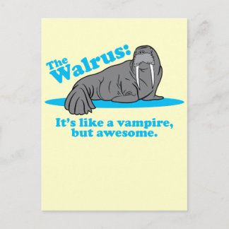 The Walrus Vampire Postcard