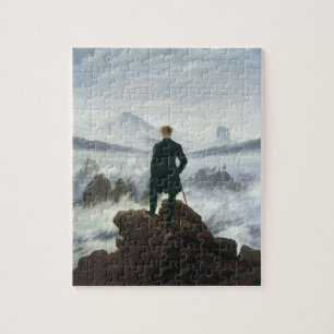 The Wanderer above the Sea of Fog, 1818 Jigsaw Puzzle