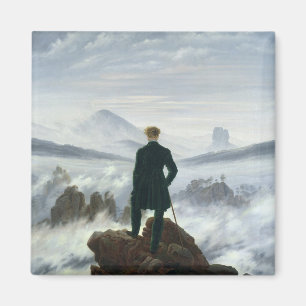 The Wanderer above the Sea of Fog, 1818 Magnet