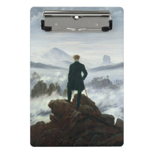 The Wanderer above the Sea of Fog, 1818 Mini Clipboard
