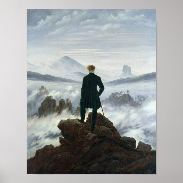 The Wanderer above the Sea of Fog, 1818 Poster (Front)