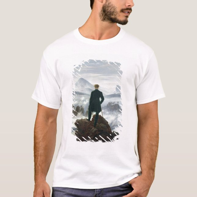 The Wanderer above the Sea of Fog, 1818 T-Shirt (Front)