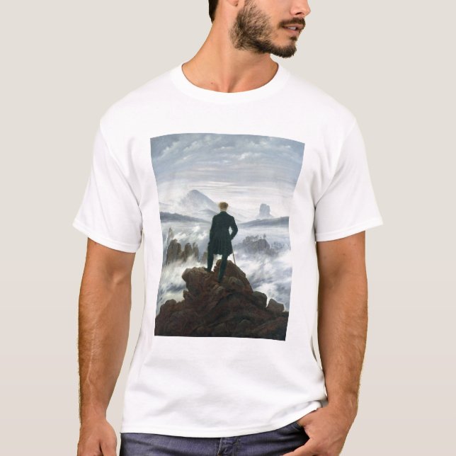 The Wanderer above the Sea of Fog, 1818 T-Shirt (Front)