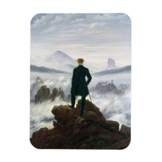 The Wanderer above the Sea of Fog Magnet