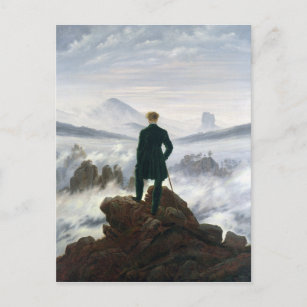 The Wanderer above the Sea of Fog Postcard