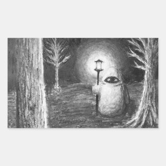 The Wanderer Rectangular Sticker