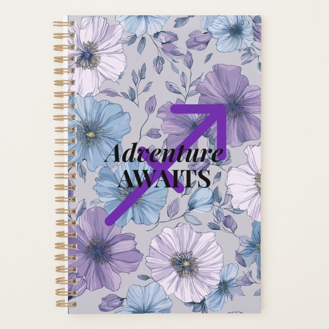 ♐ The Wanderer's Journal: A Sagittarius-Inspired  Planner (Front)