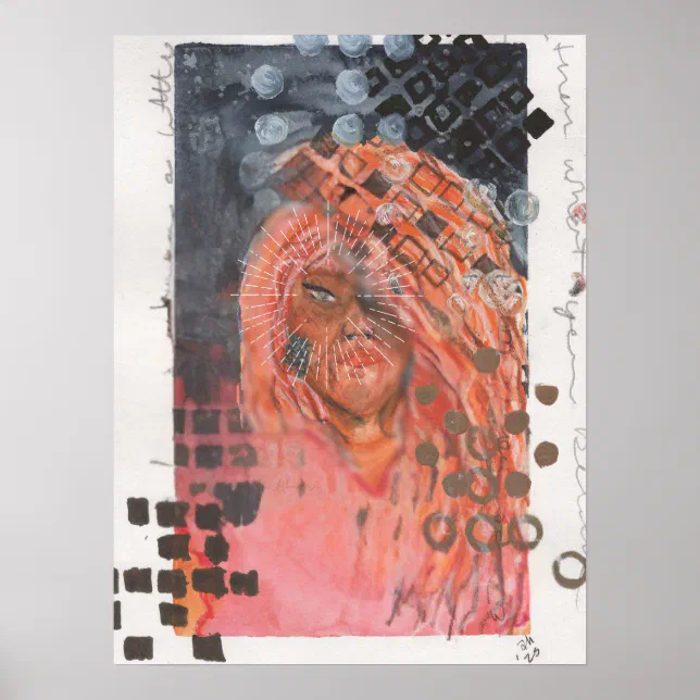 The Wandress Mixed-Media Poster | Zazzle