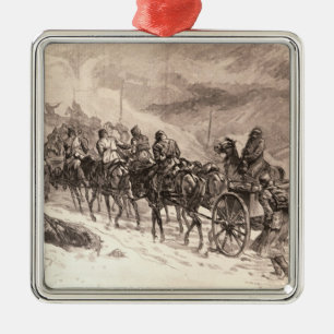 The War Between Servia and Bulgaria Metal Tree Decoration